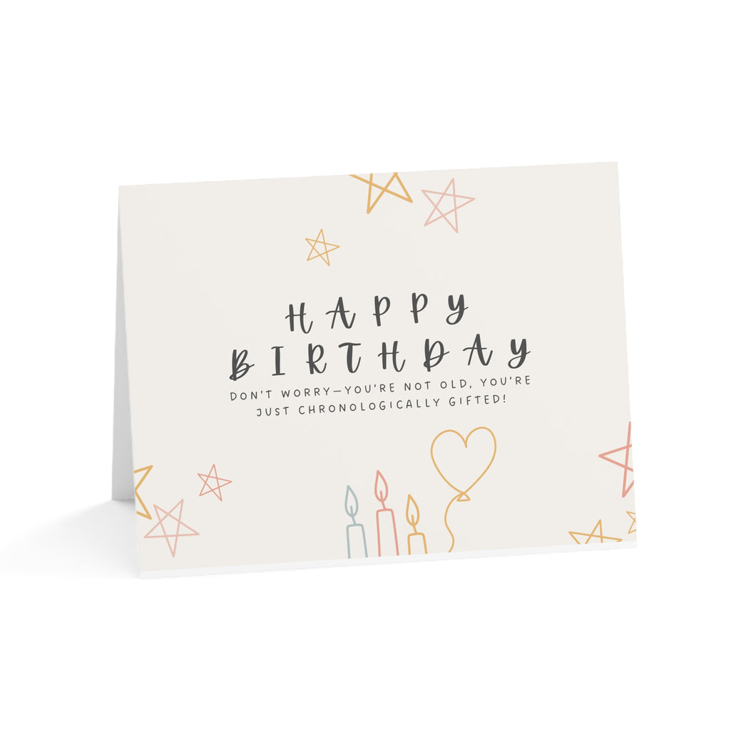 Happy Birthday Greeting Cards 2024 (1, 10, 30, and 50pcs)