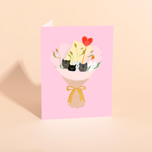 Load image into Gallery viewer, CAT BOUQUET - Love Card
