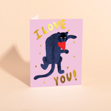 Load image into Gallery viewer, BIG CAT LOVE - Love Card
