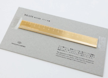 Brass CM Ruler