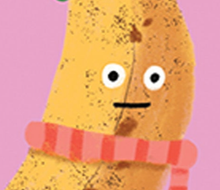 Load image into Gallery viewer, COZY BANANA - Holiday Card
