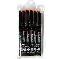 OHTO Graphic Liner 6 Pack