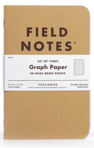 Field Notes A6 Graph Paper (Set of 3)