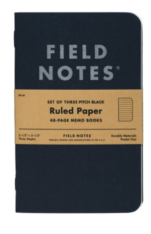 Field Notes Ruled Notebook 4.75