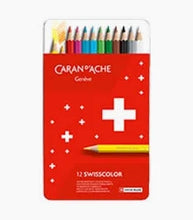 Load image into Gallery viewer, Caran D'ache 12 Swisscolor Pencil Set
